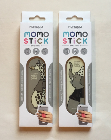 Momo Stick モモスティック ゾウ キリン アイボリー 武内祐人